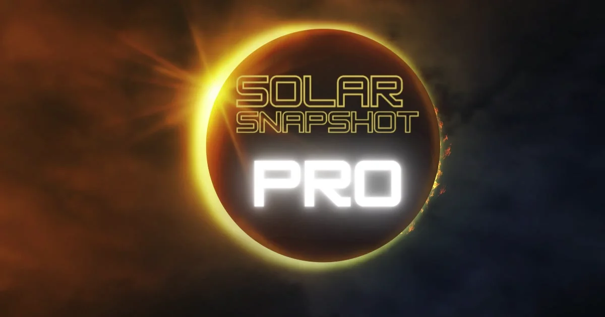 Solar Snapshot Pro eclipse artwork